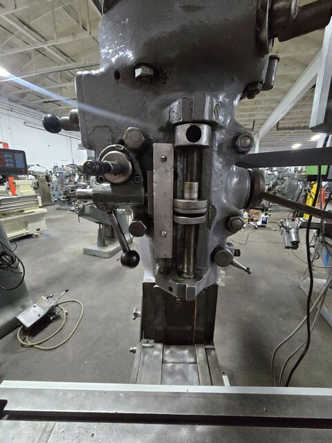 Bridgeport #Series-I, vertical knee mill, 9" x42"tbl., 1 HP step pully head, 2-Axis digital read out, 80-2720 - Image 6