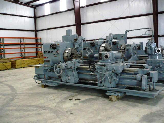 No. 4L Gisholt, saddle type turret lathe, 31-3/8" swing o/ways, 60" center, 320 RPM, A-1-20, 24" 3-Jaw chuck - Image 3