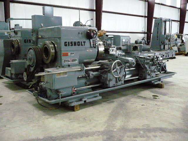No. 4L Gisholt, saddle type turret lathe, 31-3/8" swing o/ways, 60" center, 320 RPM, A-1-20, 24" 3-Jaw chuck - Image 5