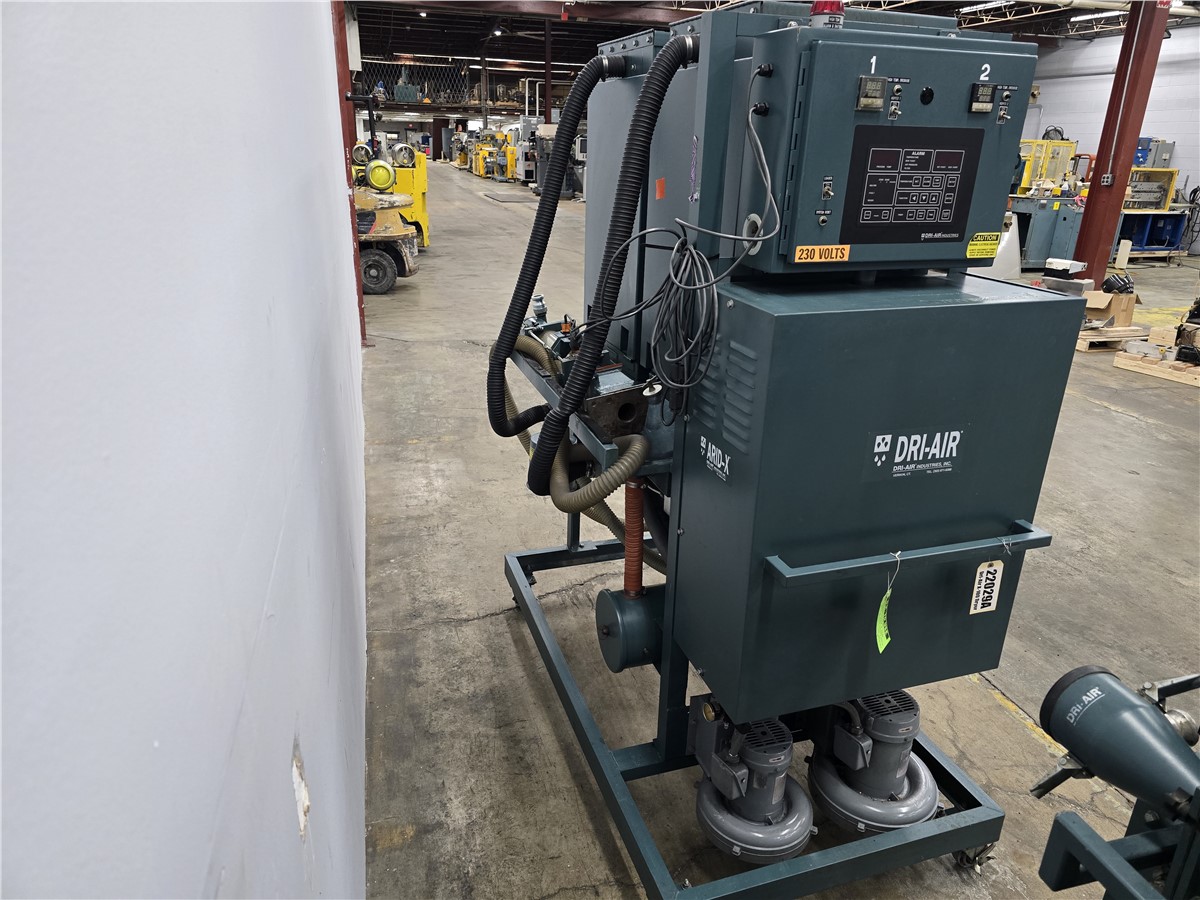100 cfm, Dri-Air #ARID-X-100PDII, air dryer, dual hoppers, on casters - Image 6