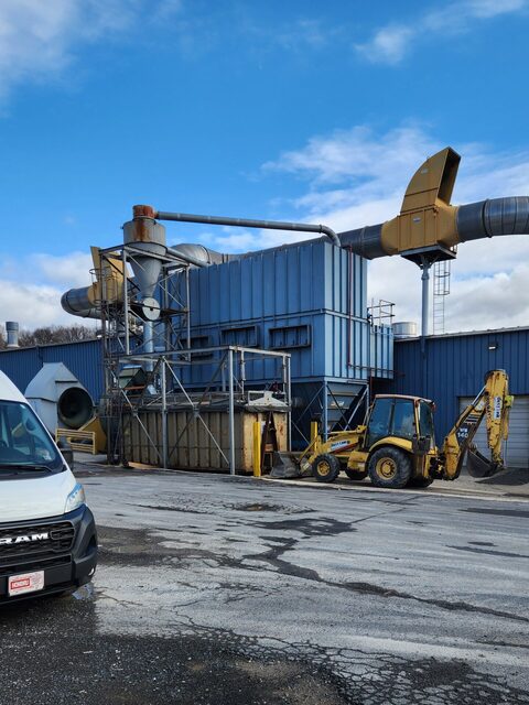 90000 cfm Scientific #SPJ-704-X4T8, baghouse dust collector, automatic pulse cleaning system - Image 3