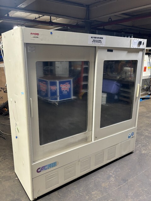 Sanyo Medicool #MPR-1012, Pharmaceutical Refrigerator 115V 1PH Stainless Lab Used - Image 1