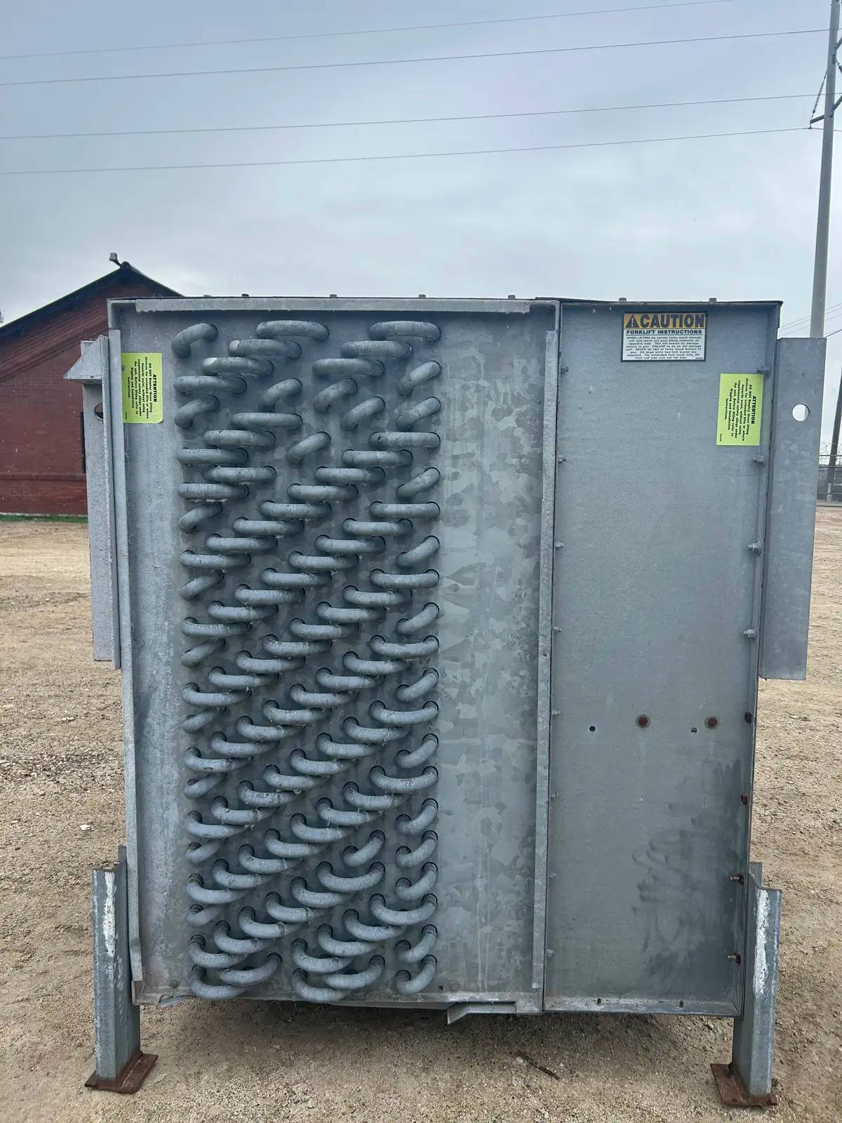 3 Fans, Frick/JCI #SICB-3B-6310-4-2-RH2, Recirculated Ammonia Evaporator Coil, 26.8 TR, 39294 cfm, R-717 - Image 4