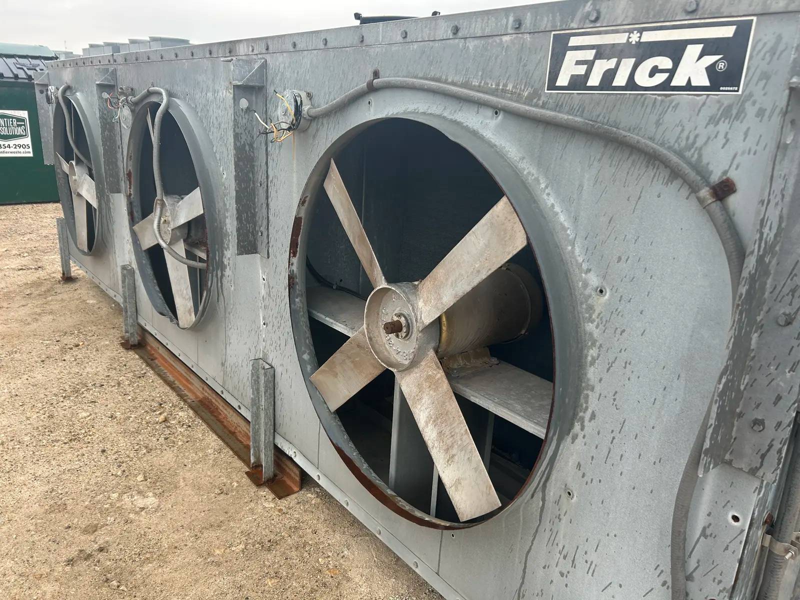 3 Fans, Frick/JCI #SICB-3B-6310-4-2-RH2, Recirculated Ammonia Evaporator Coil, 26.8 TR, 39294 cfm, R-717 - Image 9