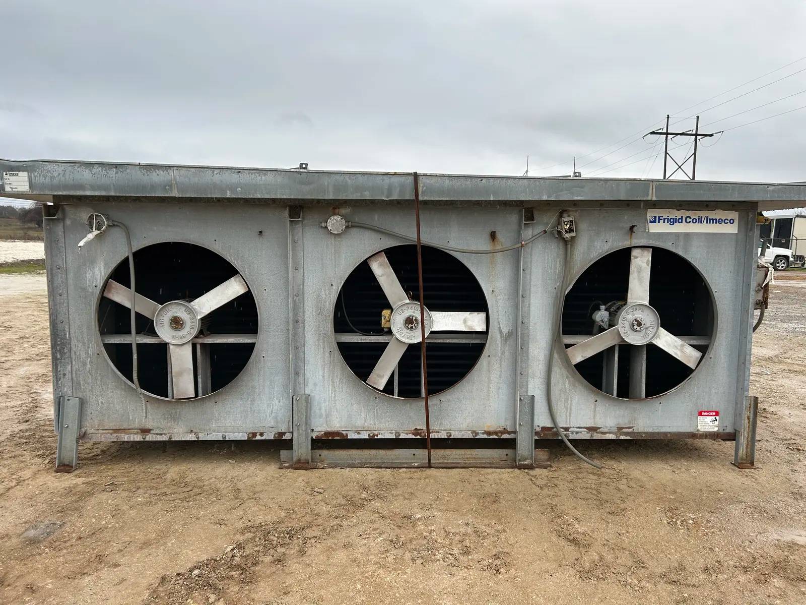3 Fans, Frigid/Imeco #ICB-3B-636-4-RH, Recirculated Ammonia Evaporator Coil, 20.1 TR, 37373 cfm, R-717, 2002 - Image 3
