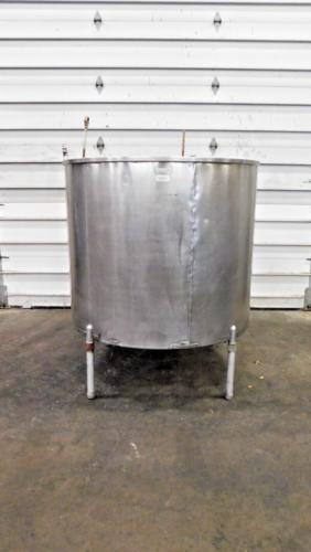 400 gallon Groen, 2 compartment open top Stainless steel tank, 54" diameter - Image 1
