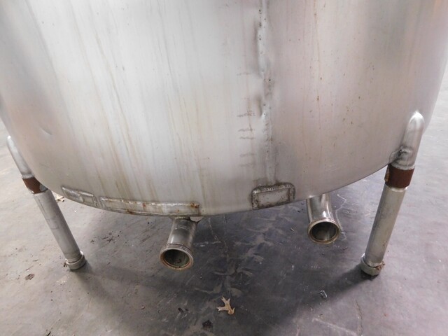 400 gallon Groen, 2 compartment open top Stainless steel tank, 54" diameter - Image 6