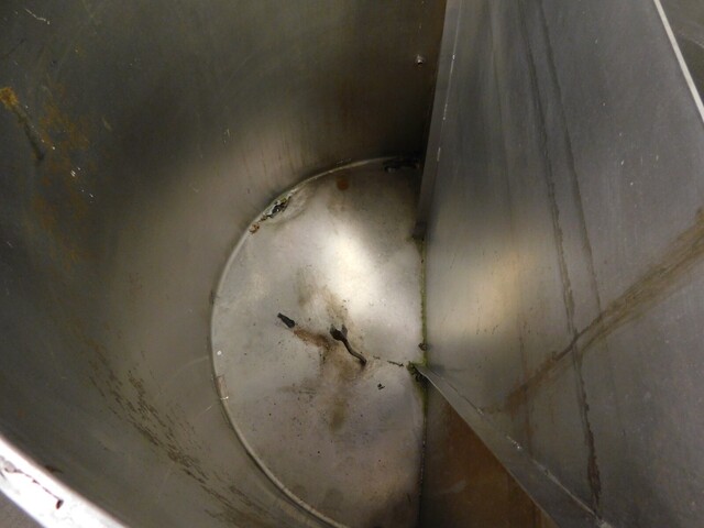 400 gallon Groen, 2 compartment open top Stainless steel tank, 54" diameter - Image 9