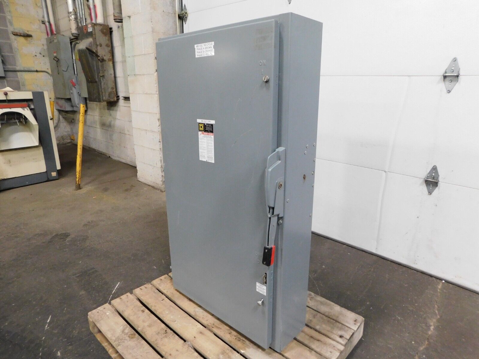 400 Amp. Square D HU365, heavy duty safety switch, 600 VAC, 600 VDC, 3 phase - Image 4