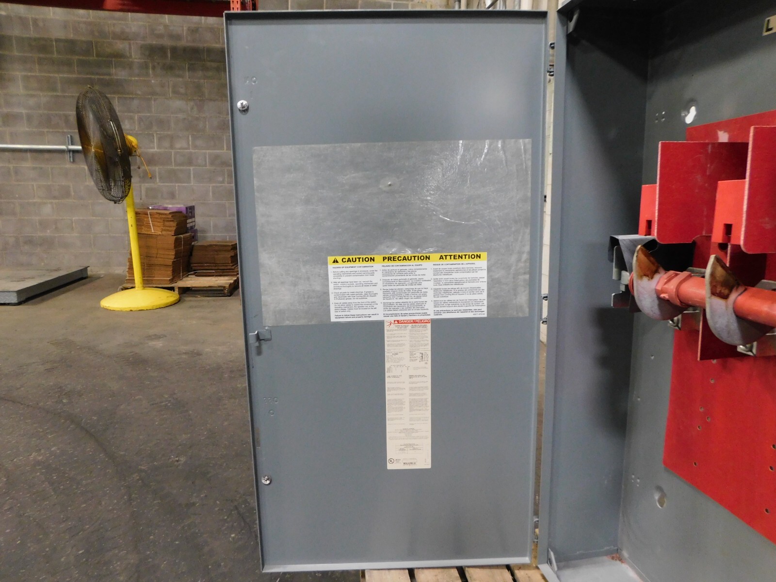 400 Amp. Square D HU365, heavy duty safety switch, 600 VAC, 600 VDC, 3 phase - Image 9