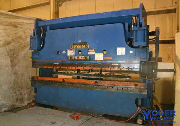 230 Ton, Cincinnati #230CB12, hydraulic, 14' overall, 1512" between housing, Hurco Autobend 20C Back Gauge - Image 7