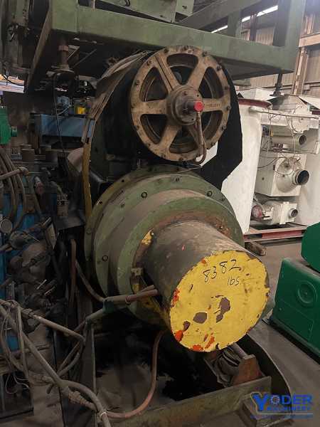 10000 lb. Wean #FR2114, motorized uncoiler, 52" width, 64" outside dimensions, air clutch, 3 HP, #56133 - Image 9