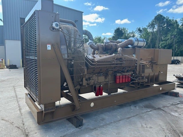 1250 KW Cummins #KTA50-G3, 1800 RPM, 60 HZ 480 Volts, 1016 hours, 1989 - Image 3