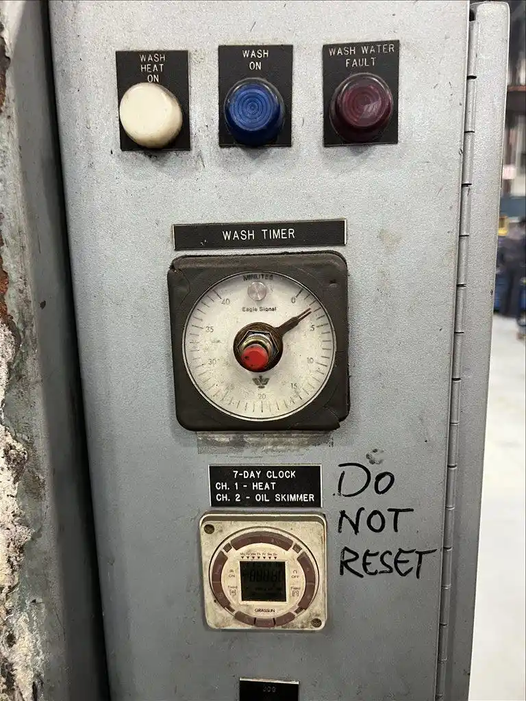 Better Eng. #F4000-PZX, parts washer, electric heat, 40