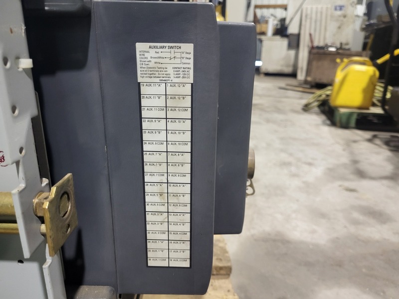 2500 Amps, ABB Power Break, SSD25B210, 3-pole circuit breaker, 600 Volts - Image 7