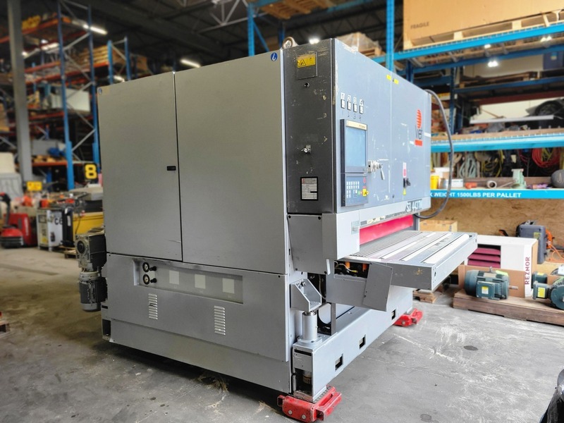 53" Viet #S3-443TM, 3-head belt & drum sander, 3-200mm material thickness, 3-20m/min, 2007 - Image 3