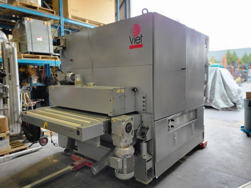 53" Viet #S3-443TM, 3-head belt & drum sander, 3-200mm material thickness, 3-20m/min, 2007 - Image 5