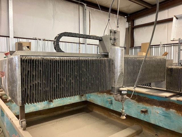 Techni #Techjet-4000, waterjet cutter, 76" x154" table, 60000 psi, good working condition, 2003 - Image 2
