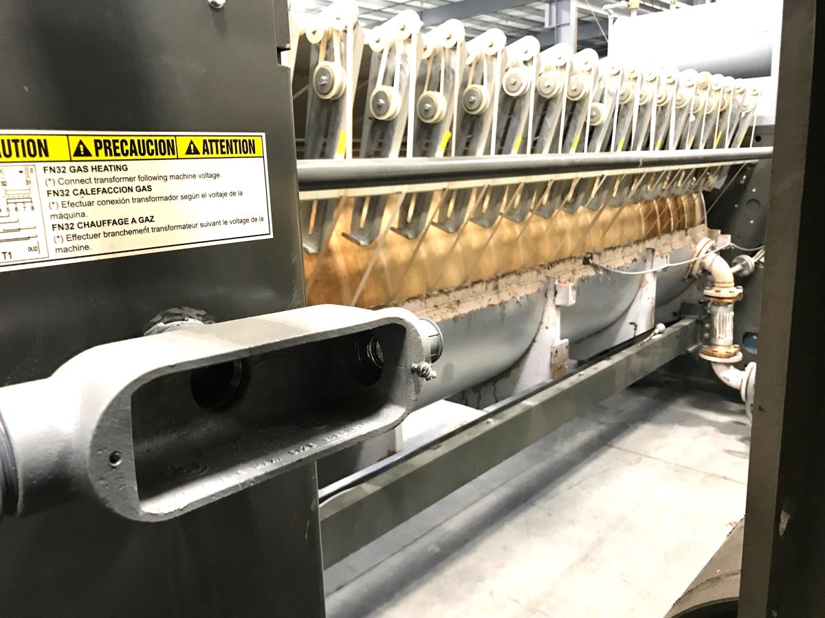 32" x 130" Continental Girbau #FN32130B022N11, Ironer Thermal Oil, 240 V, 2011 Specsheet Photo(9 available) - Image 8