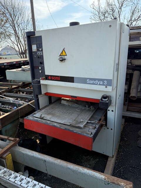 37" SCMI Sandya #3-RCS-95, Wide Belt Sander, 230V, 78 amps, 60 hz, 3 phase - Image 1