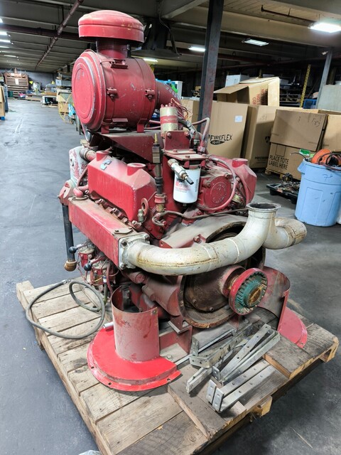 86 HP Cummins #V-378-F1, Driving Fire Pump Engine Internal Combustion 59 Hours - Image 1