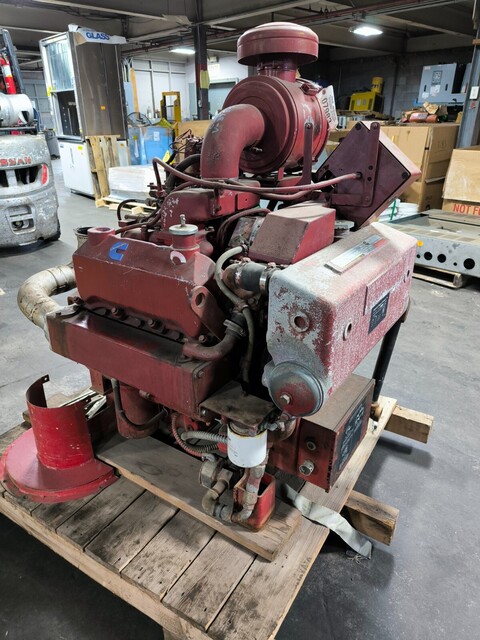 86 HP Cummins #V-378-F1, Driving Fire Pump Engine Internal Combustion 59 Hours - Image 4