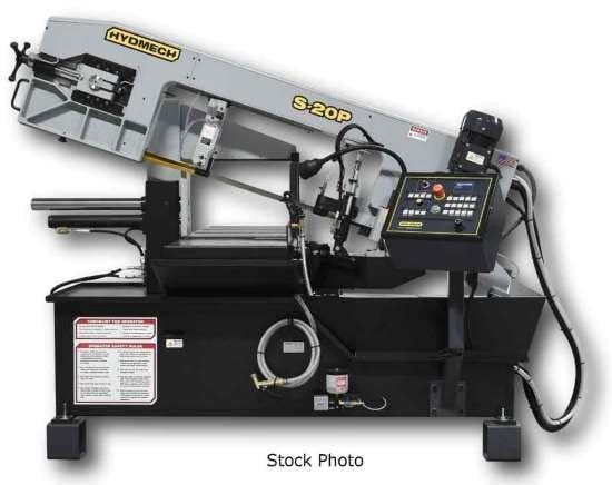 13" x 18" Hyd-Mech #S20P, semi-auto pivot-style bandsaw, 1" x14'10" blade, 3 HP, 45-330 SFM, new - Image 1