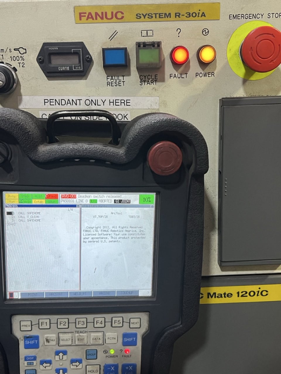 Genesis, Robotic Welding Cell, power: Miller Auto Axcess 300DI, Fanuc #ArcMate-120iD, 25 KG, 72.1" reach, 6 - Image 5
