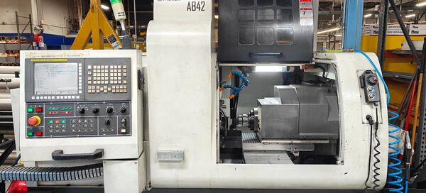 Swistek #AB42, CNC automatic screw machine, 7-Axis, Fanuc 32i-A, 1.65"spindle hole diameter, 2011 - Image 1