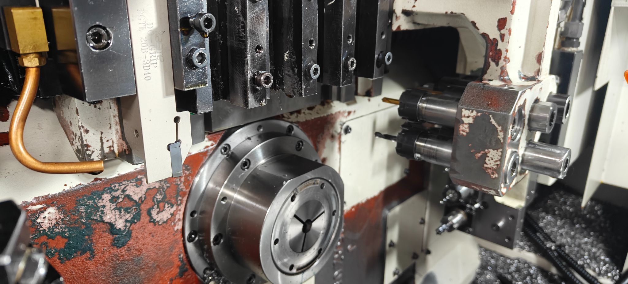 Swistek #AB42, CNC automatic screw machine, 7-Axis, Fanuc 32i-A, 1.65"spindle hole diameter, 2011 - Image 2
