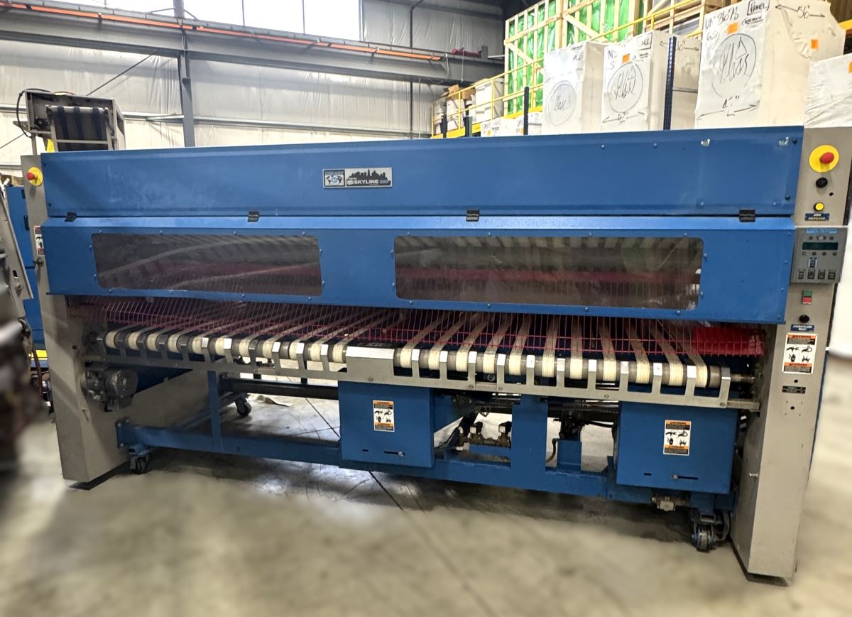 1-Lane Chicago #S-17-2000, Folder Crossfolder w/Stacker & Incline Conveyor, L.H. Crossfold Discharge, 2.8 HP - Image 1