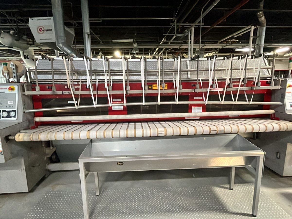 52" x 136" Chicago #PH2-52-136, Thermal Oil Ironer, 2-Roll, 240 V, 2008 - Image 3