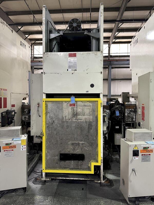 220 Ton, Aida #NC1-2000(2), single crank gap frame press, 9.84" stroke, 17.72"Shut Height, 4.33"adj., 25-50 - Image 10