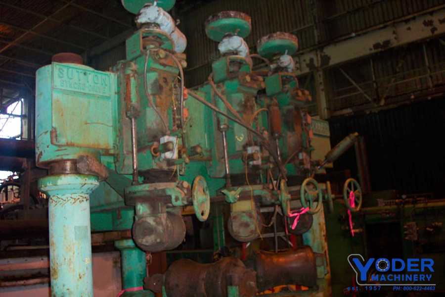 4" Sutton #18SD, 1/2" to 4", 5-roll rotary bar straightener, L to R, #16825 - Image 7