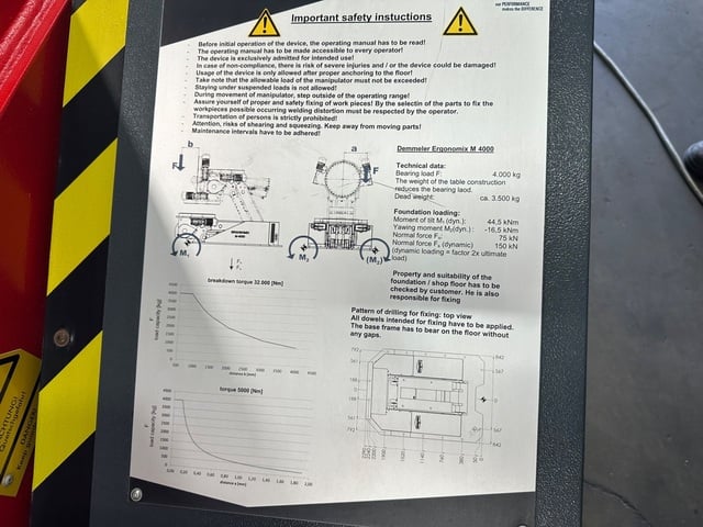 Demmeler #M4000_7.0.1_Standard_UL,welding positioner,large work area,low installation height, 2018 - Image 4