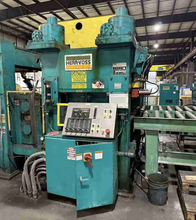 74" x .375" Herr Voss, Cut-To-Length line, 6000 lb., 84" OD, 20-34" ID - Image 4
