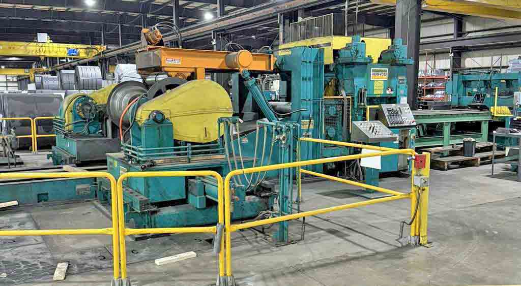 74" x .375" Herr Voss, Cut-To-Length line, 6000 lb., 84" OD, 20-34" ID - Image 8