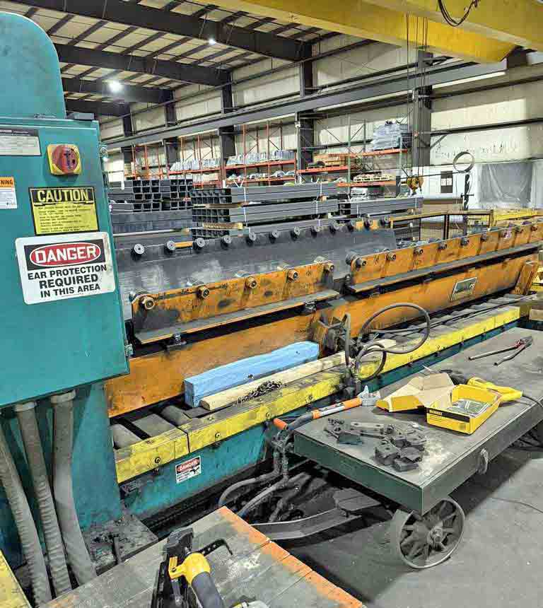 74" x .375" Herr Voss, Cut-To-Length line, 6000 lb., 84" OD, 20-34" ID - Image 10