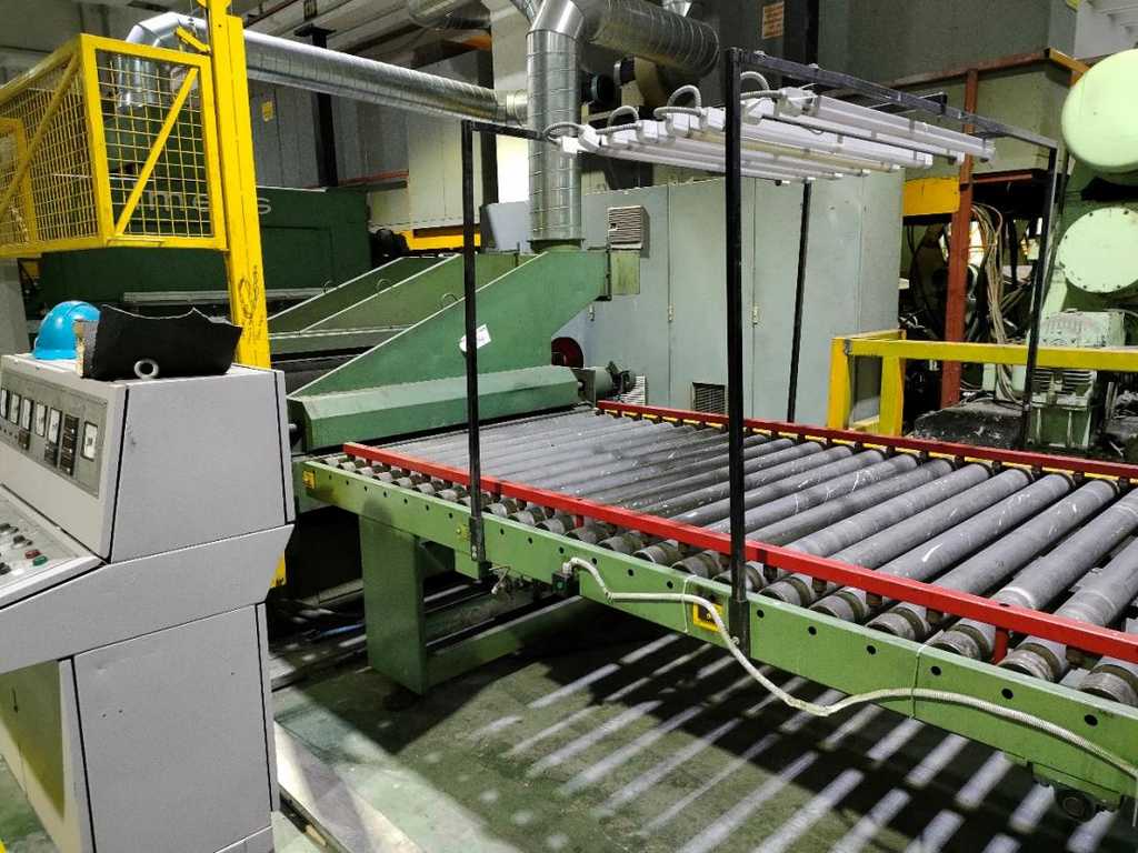 Imeas, polishing & brushing line, 60" W, automatic sheet loader, 1992 - Image 6