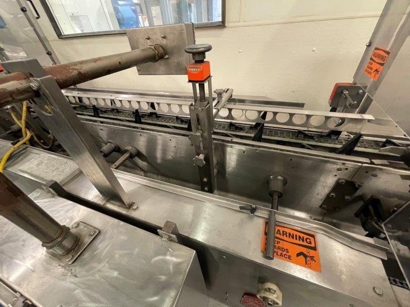 Adco #15D105-SS, semi-auto horizontal hot melt glue cartoner, 125 per min, 2000 - Image 2