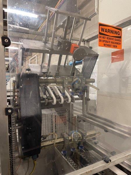 Adco #15D105-SS, semi-auto horizontal hot melt glue cartoner, 125 per min, 2000 - Image 9