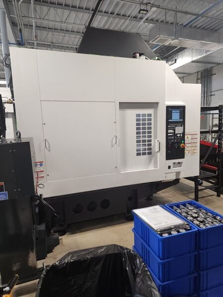 Brother #Speedio-R650X2, 40 ATC, 25.6" X, 16.7" Y, 17.1" Z, 16k RPM, #30, 17 HP, chip conveyor, rotary table - Image 9