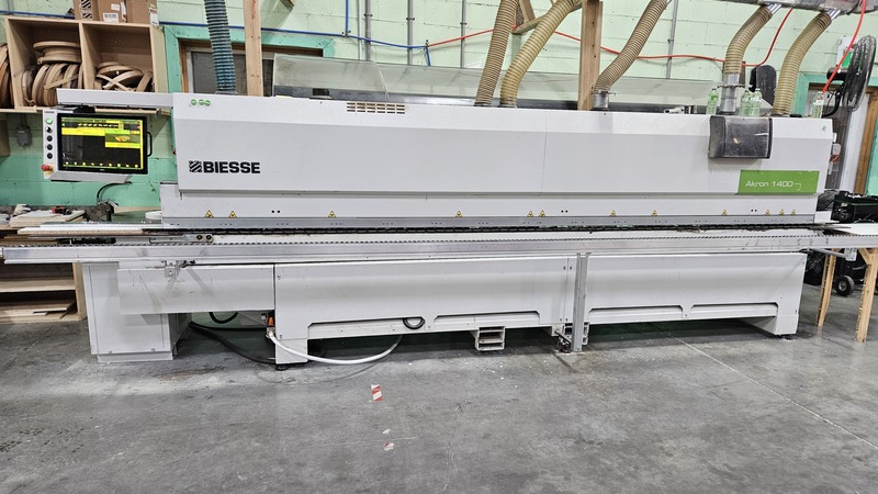 Biesse #Akron-1440A, single sided edge bander with corner rounding & pre-milling, 2016 - Image 1