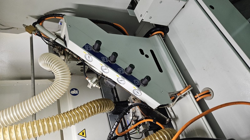 Biesse #Akron-1440A, single sided edge bander with corner rounding & pre-milling, 2016 - Image 6