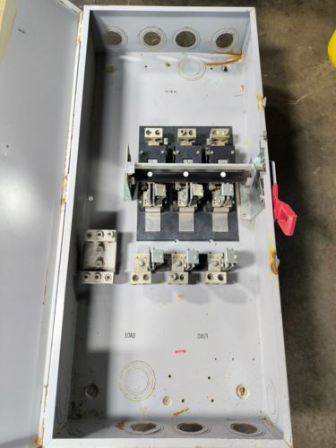 600 Amp. General Electric, TH4326, Safety Disconnect Switch, 3 Pole 240 VAC 250 Volts - Image 5
