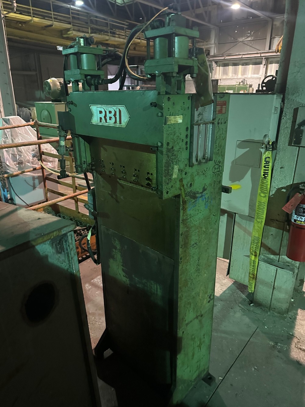 20.5" x .065" RBI, Cut to Length Line, 4000 lb. power uncoiler, 24" feed length, 30 HP pump - Image 1