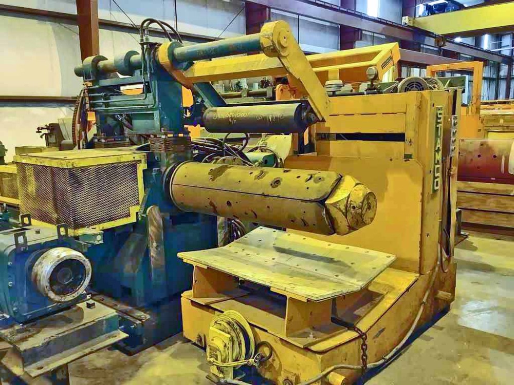 20000 lb. Stamco, Coil Car, Retractable Cable Reel, 48" width V-Cradle, 60" outside dimension capacity, 12" H - Image 1