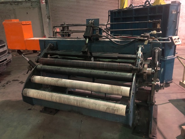 52" Alligator, Drag Board Tension Stand, 52" diameter x 53" face Pinch Rolls, 60" width Drag Board, 41.5" - Image 1