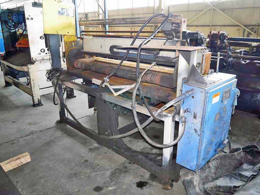 60" x .25" Lee Shaffer, End Joiner, 64" L Welding Platen, 42" Passline - Image 1
