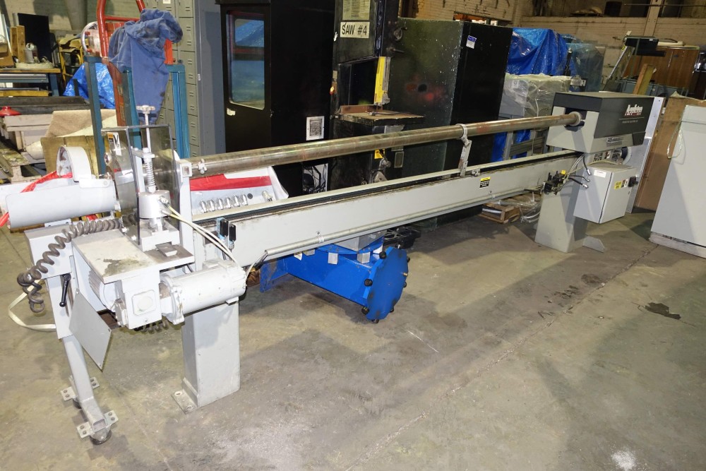 Appleton #A301, Core Cutter, 96" Master Core length, 1.5"/3"/6" dia tooling for cores, 3" ID to 13" OD core - Image 1